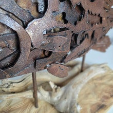 Load image into Gallery viewer, "Billy"  abstract fish metal art sculpture