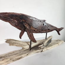 Load image into Gallery viewer, &quot;Winston&quot;  abstract whale metal art sculpture