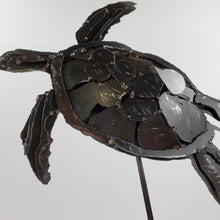Load image into Gallery viewer, &quot;Sea Turtle&quot; metal art sculpture