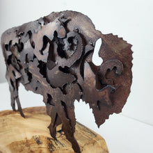Load image into Gallery viewer, &quot;Gabe&quot;  Bison metal art sculpture